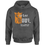 Carter Bowl - Fullerton, CA - Vintage Bowling Alley - Unisex Hoodie