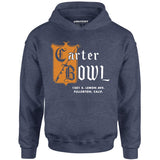 Carter Bowl - Fullerton, CA - Vintage Bowling Alley - Unisex Hoodie