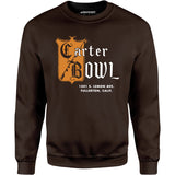 Carter Bowl - Fullerton, CA - Vintage Bowling Alley - Unisex Sweatshirt