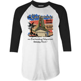 Castaways Polynesian Resort Hotel - Vintage Las Vegas - 3/4 Sleeve Raglan T-Shirt