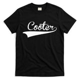COOTER Baseball Vintage Retro Font T-Shirt