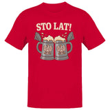 Sto Lat Polish Beer Mug Men's T-Shirt
