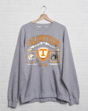 Tennessee Volunteers Prep Patch Gray Thrifted Sweatshirt