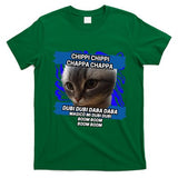 Chippi Chippi Chappa Chappa Dancing Cat Meme T-Shirt