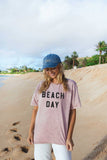 Beach Day Mineral Washed Graphic Top