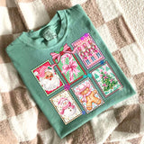 Christmas Stamps Collage Tee Unisex T-shirt, Sweatshirt, Hoodie, Long Sleeve Tee