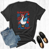 4th of July the Goose Is Loose Graphic Tee Unisex T-shirt, Sweatshirt, Hoodie, Long Sleeve Tee