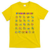 Cool Dinosaur Alphabet Back To School T-Shirt