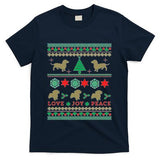 Cute Dachshund Wiener Dog Ugly Christmas T-Shirt