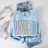 Wwjd Seersucker Sweatshirt Unisex T-shirt, Sweatshirt, Hoodie, Long Sleeve Tee