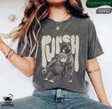 Monkey Punch  T-Shirt, Baby Monkey Holding Plush Toy