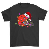Santa’S Hat Merry Christmas Dallas Cowboys T-Shirt