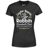 Cedar Rapids Rabbits - Iowa - Vintage Defunct Baseball Teams - Women's T-Shirt
