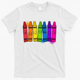 Cute Emotions Emoji Crayons T-Shirt