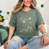 Feeling Lucky and Loving It Tee Unisex T-shirt, Sweatshirt, Hoodie, Long Sleeve Tee