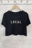 Local Graphic Short Crop Top