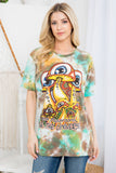 Mushroom Tie-Dye Top (TH-1619)Pk