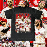 Bryce Harper Vintage Tee - Baseball Gift For Fans