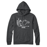 Rabbit Duck Graph Hoodie