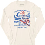 Charleston Seagulls - South Carolina - Vintage Defunct Baseball Teams - Long Sleeve T-Shirt