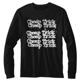 Cheap Trick Name Repeat Long Sleeve Boyfriend Tee