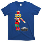 Christmas Ice Hockey Flossing Nutcracker Funny Gift T-Shirt