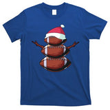 Christmas In July Summer Football Snow Gift T-Shirt