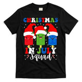 Christmas In July Squad Santa Hats Popsicles Xmas Vibes T-Shirt