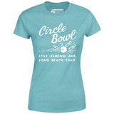 Circle Bowl - Long Beach, CA - Vintage Bowling Alley - Women's T-Shirt