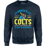 Clarksville Colts - Tennessee - Vintage Defunct Baseball Teams - Unisex Sweatshirt
