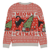 Meowy Catmas Cat Christmas Ugly Sweatshirt