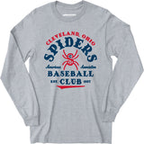 Cleveland Spiders - Ohio - Vintage Defunct Baseball Teams - Long Sleeve T-Shirt