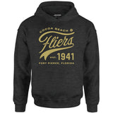 Cocoa Beach Fliers - Florida - Vintage Defunct Baseball Teams - Unisex Hoodie