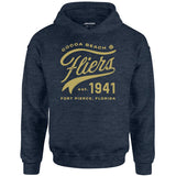 Cocoa Beach Fliers - Florida - Vintage Defunct Baseball Teams - Unisex Hoodie