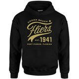 Cocoa Beach Fliers - Florida - Vintage Defunct Baseball Teams - Unisex Hoodie