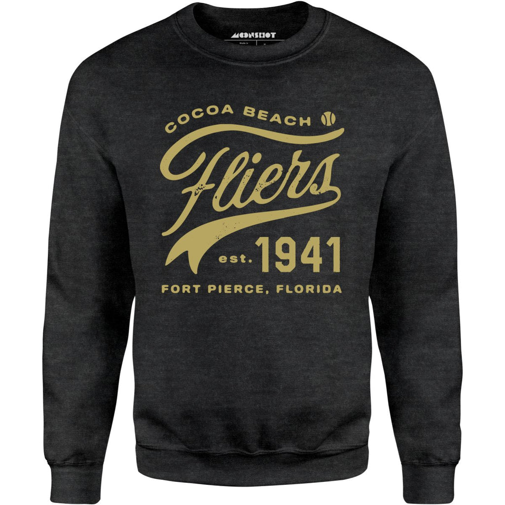 Cocoa Beach Fliers - Florida - Vintage Defunct Baseball Teams - Unisex Sweatshirt