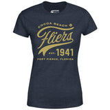 Cocoa Beach Fliers - Florida - Vintage Defunct Baseball Teams - Women's T-Shirt