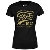 Cocoa Beach Fliers - Florida - Vintage Defunct Baseball Teams - Women's T-Shirt
