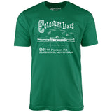 Colonial Lanes - Flushing, MI - Vintage Bowling Alley - Unisex T-Shirt