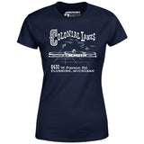 Colonial Lanes - Flushing, MI - Vintage Bowling Alley - Women's T-Shirt