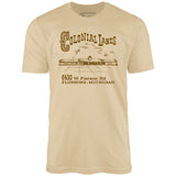 Colonial Lanes - Flushing, MI - Vintage Bowling Alley - Unisex T-Shirt