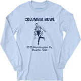 Columbia Bowl - Duarte, CA - Vintage Bowling Alley - Long Sleeve T-Shirt