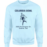 Columbia Bowl - Duarte, CA - Vintage Bowling Alley - Unisex Sweatshirt