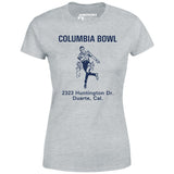 Columbia Bowl - Duarte, CA - Vintage Bowling Alley - Women's T-Shirt