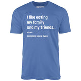 Commas Save Lives - Unisex T-Shirt