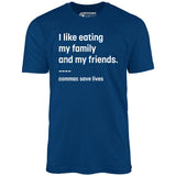 Commas Save Lives - Unisex T-Shirt