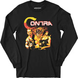 Contra Action Heroes Mashup Parody - Long Sleeve T-Shirt