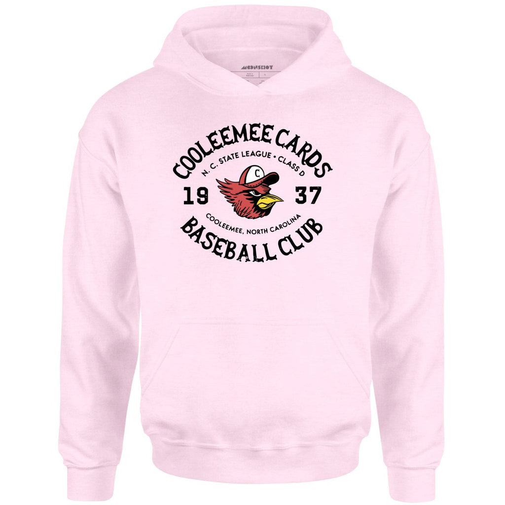 Cooleemee Cards - North Carolina - Vintage Defunct Baseball Teams - Unisex Hoodie