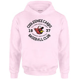 Cooleemee Cards - North Carolina - Vintage Defunct Baseball Teams - Unisex Hoodie