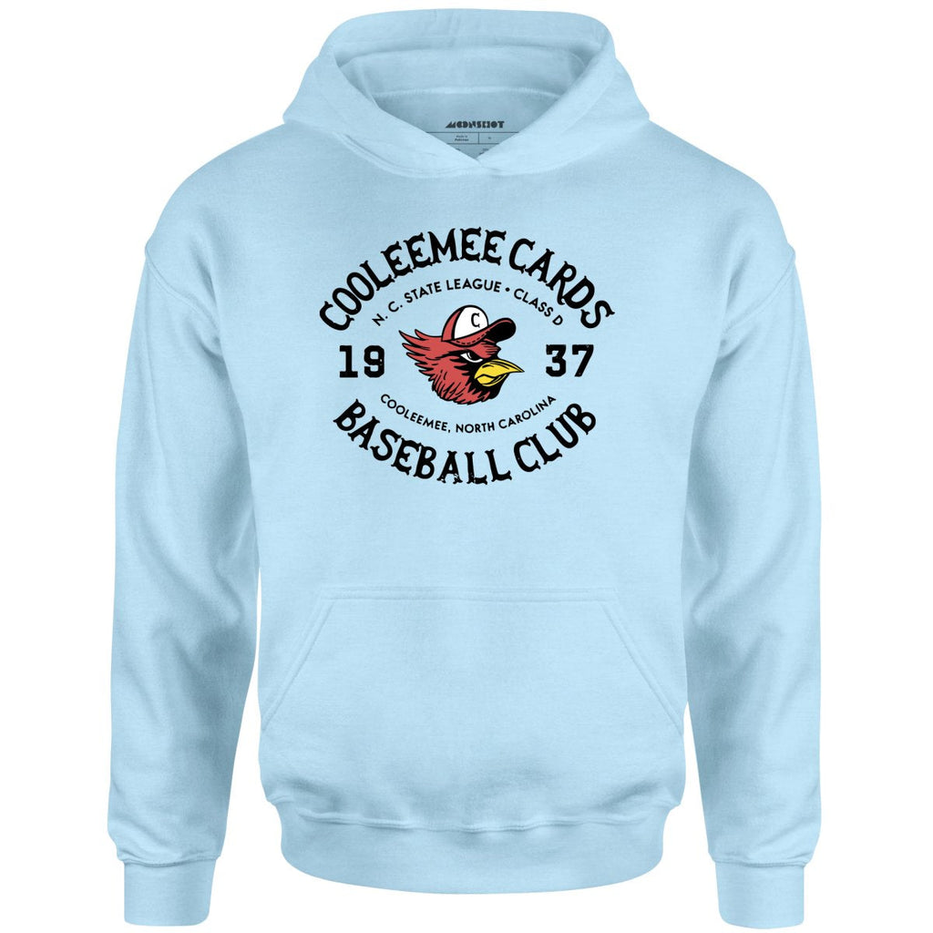 Cooleemee Cards - North Carolina - Vintage Defunct Baseball Teams - Unisex Hoodie